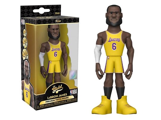 LA Lakers NBA Funko Gold 12 Inch Vinyl Figure | LeBron James LA Lakers NBA Funko Gold 12 Inch Vinyl Figure | LeBron James